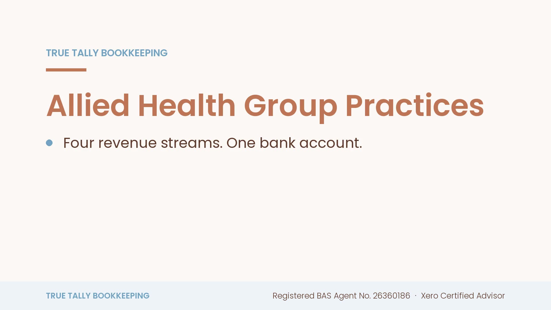 Bookkeeping and payroll for an Australian psychology practice