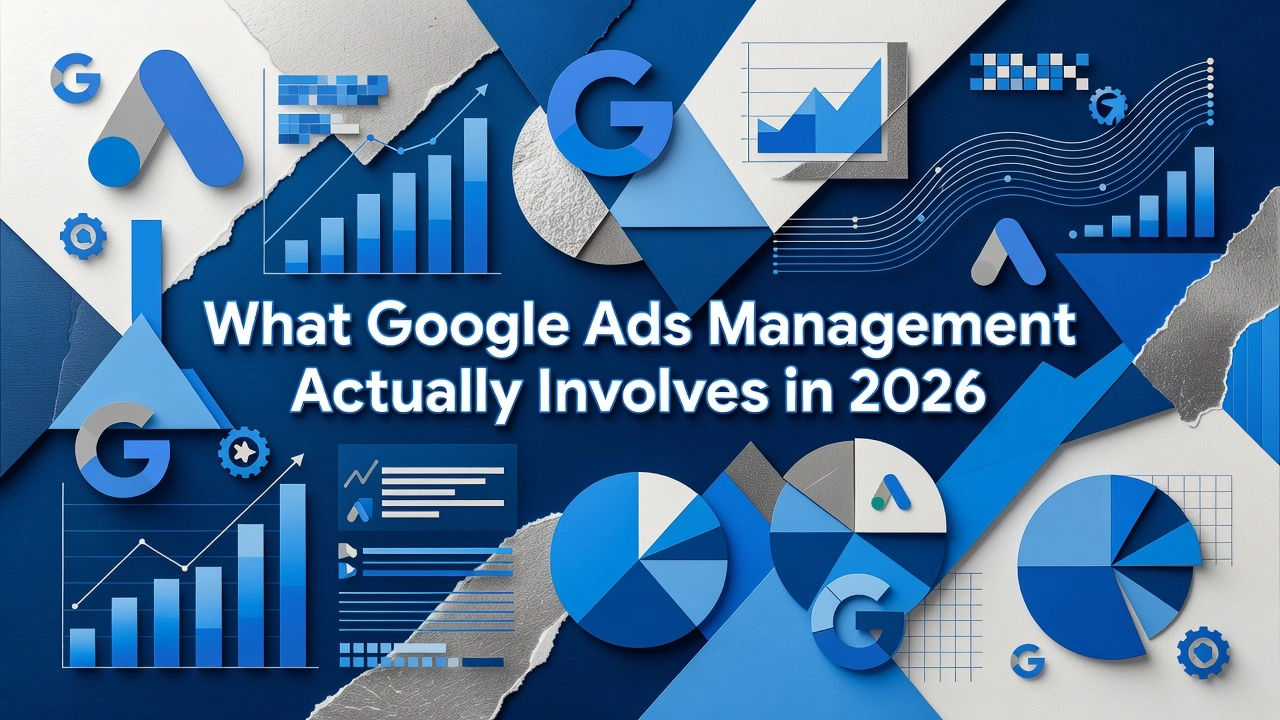 Professional header image for list-based article: What Google Ads Management Actually Involves in 2026